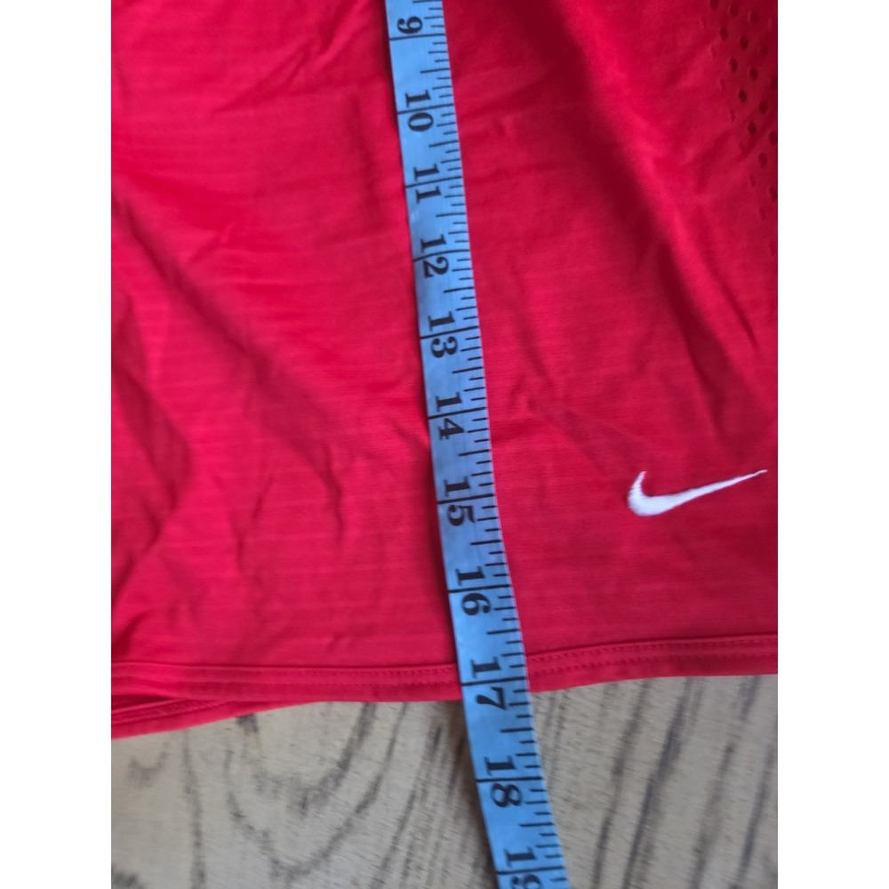 Vintage Nike Basketball Shorts Nike Team Shorts Red White Mesh Sides Mens XL - Picture 12 of 16